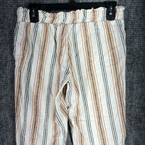Harmony Havoc Pants Womens Medium Linen Lounge Jogger Bottoms Drawstring - Picture 4 of 12